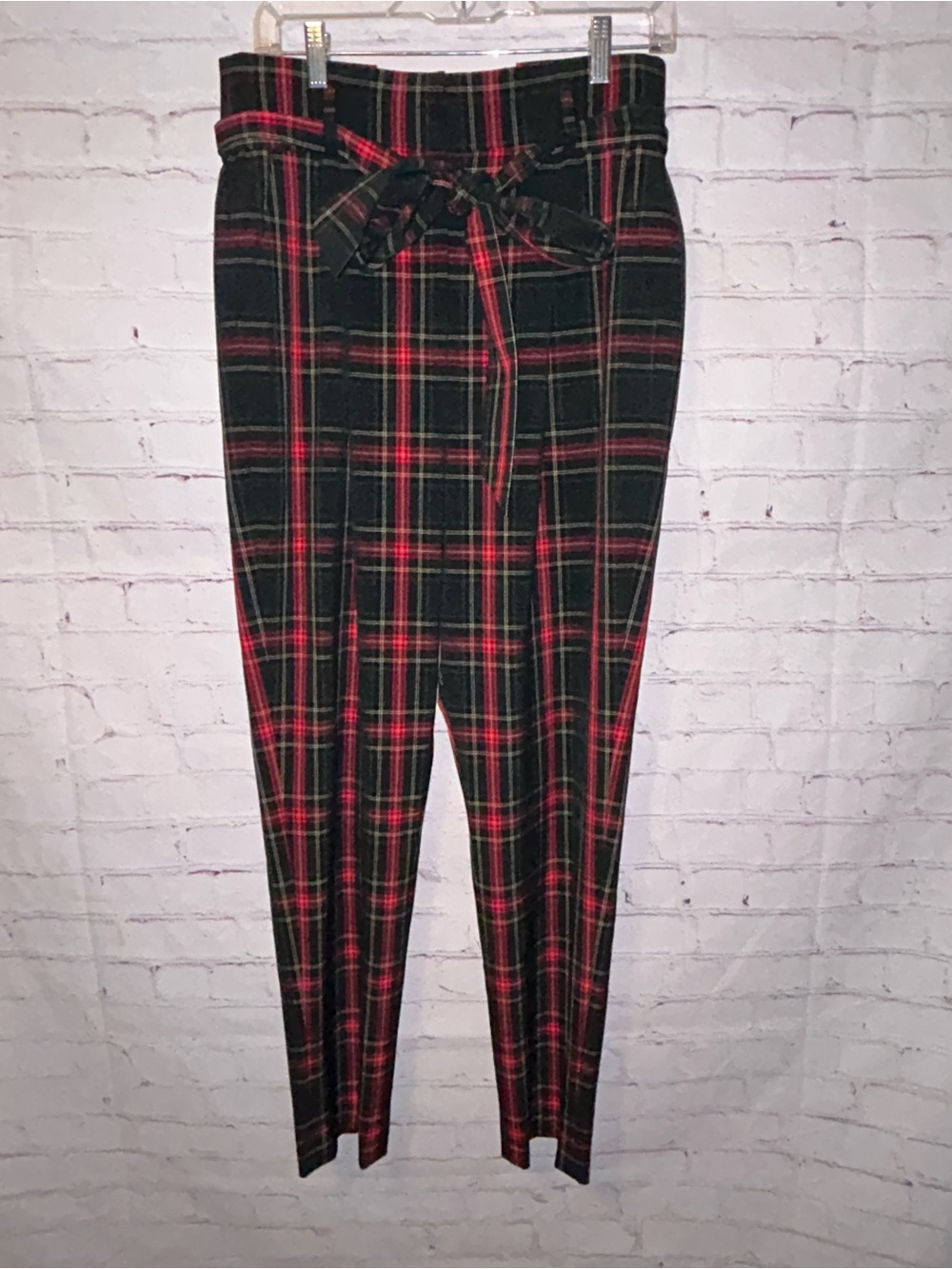 Antonio Melani Natalia plaid trousers women’s size 8